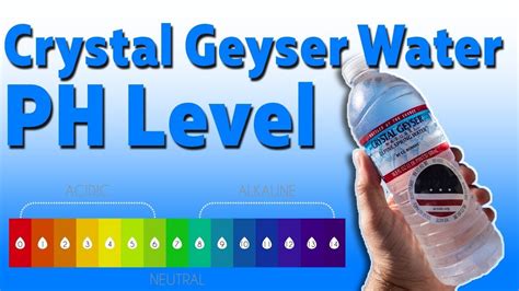 Ph level of crystal geyser - Two of the bottled water samples tested were below the critical level of 5.2 pH to 5.5 pH, the level at which erosion of enamel occurs. Six of the samples tested were below the critical pH of 6.8, at which erosion of root dentin occurs. The authors conclude that both patients and clinicians incorrectly presume bottled water to be innocuous.